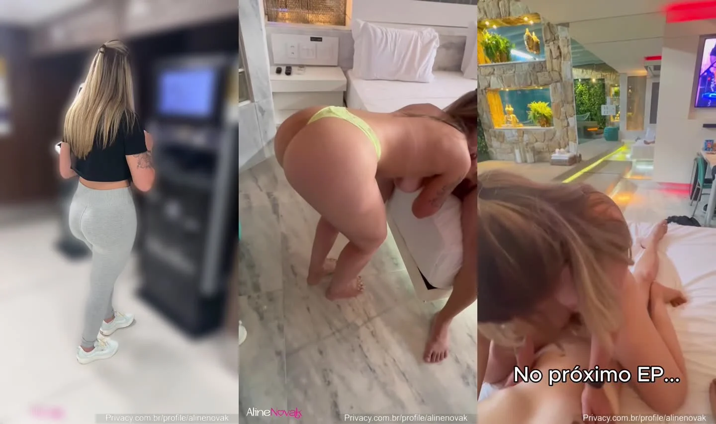 Aline Novak Mamando com Tesão no Assinante do Privacy