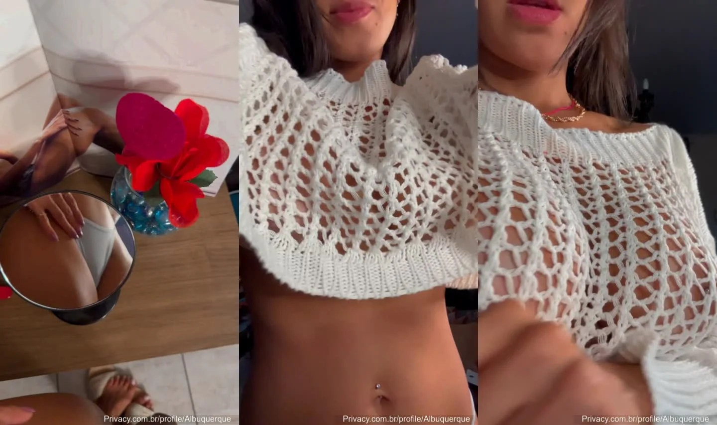 Amanda Albuquerque exibindo toda a safadeza no Privacy