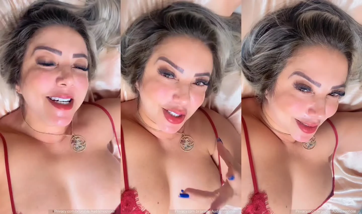 Audilene Lima mostra os peitões gostosos no Telegram