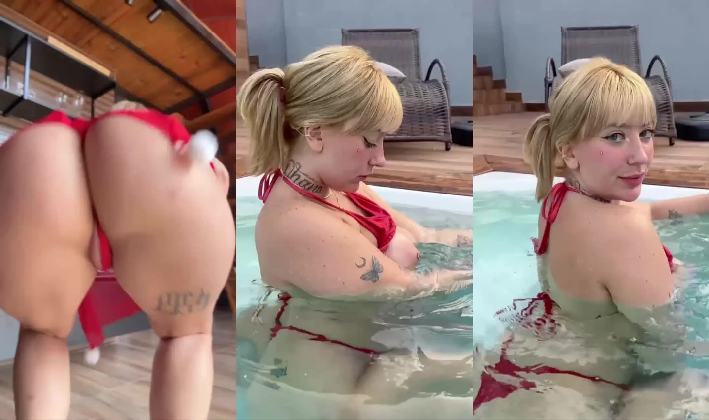 Bia Mantovani Rabuda Rebolando com a Bucetinha Aberta