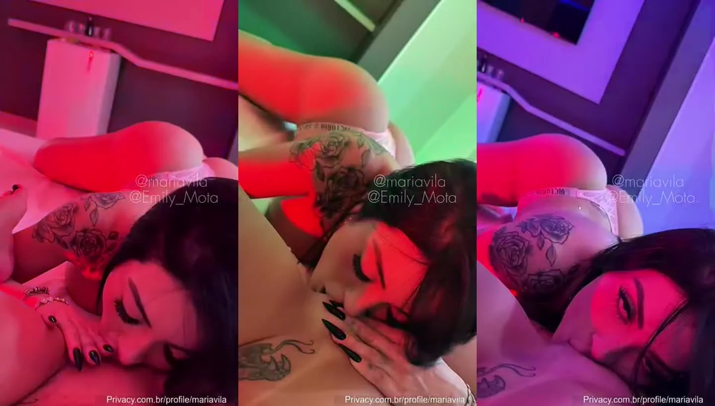 Chupando a bucetinha suculenta da amiga com Mari Ávila