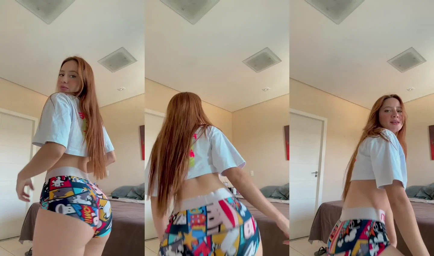 Encantando com Jennefer Karoline Rebolando e Exibindo a Bunda