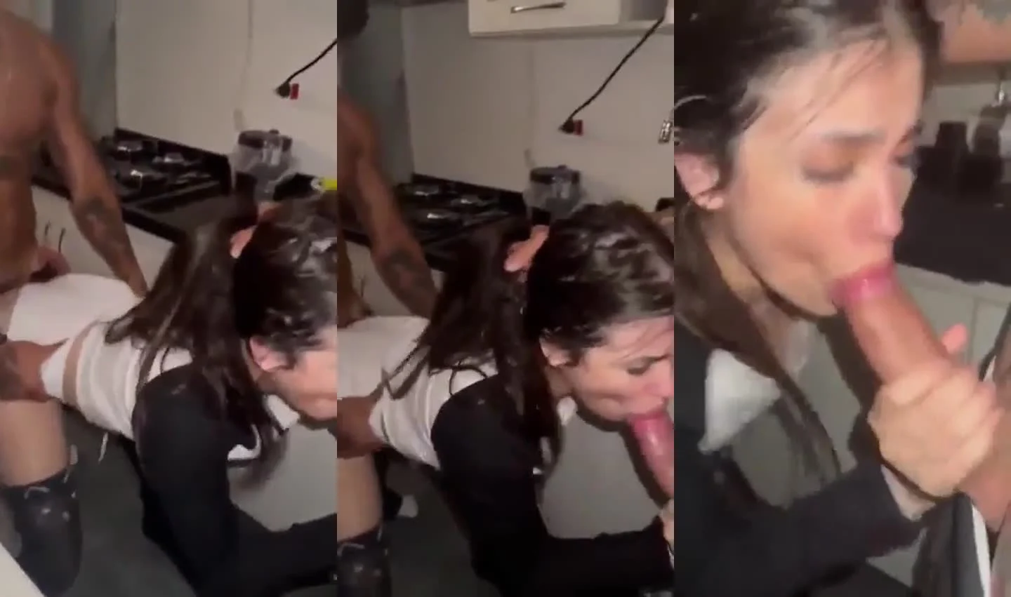 Issa Rodrigues em gang bang intenso com dois machos selvagens