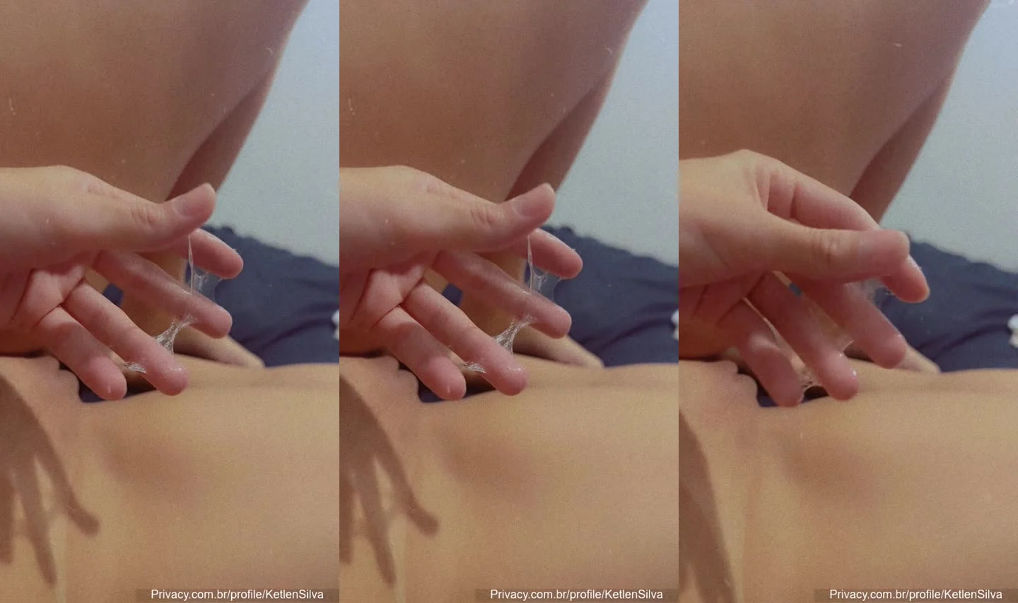 Ketlen Silva Revela a Buceta Melada no Privacy