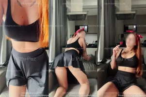 Loirinha Safadinha Exibe Tudo Sob a Saia