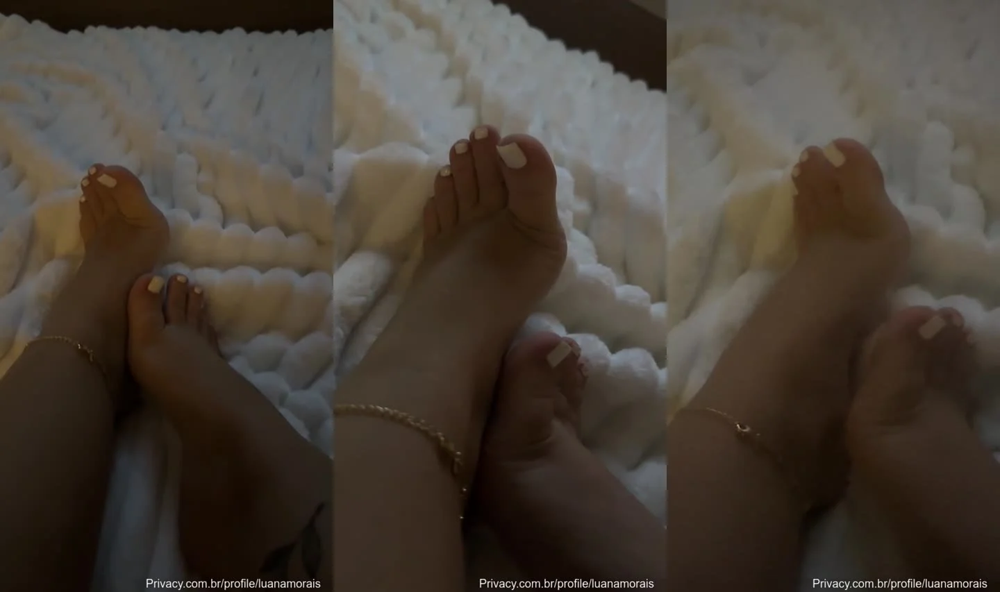 Luana Moraes exibindo seus pés irresistíveis e provocantes