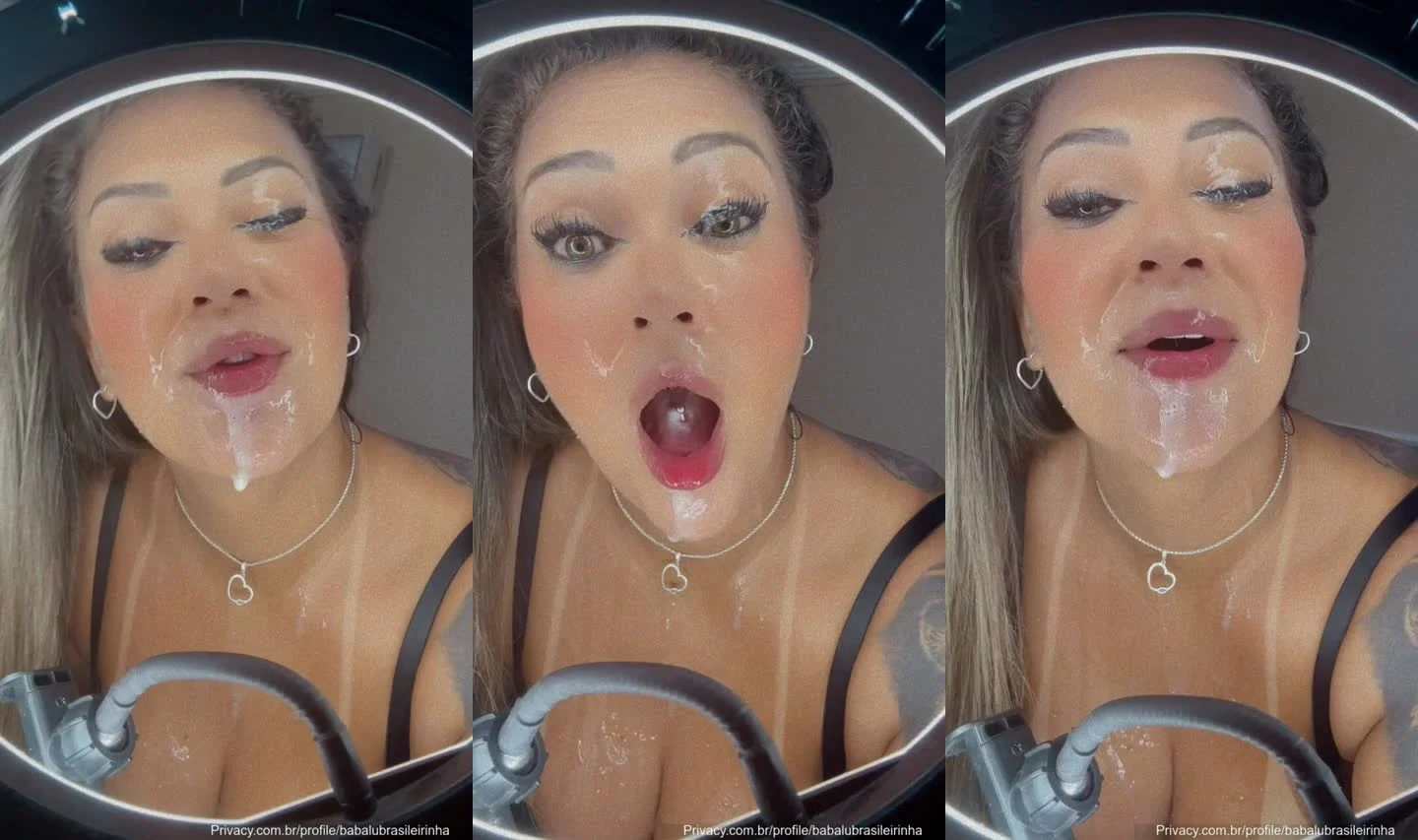 Michele Babalu banhada de porra no Onlyfans grátis