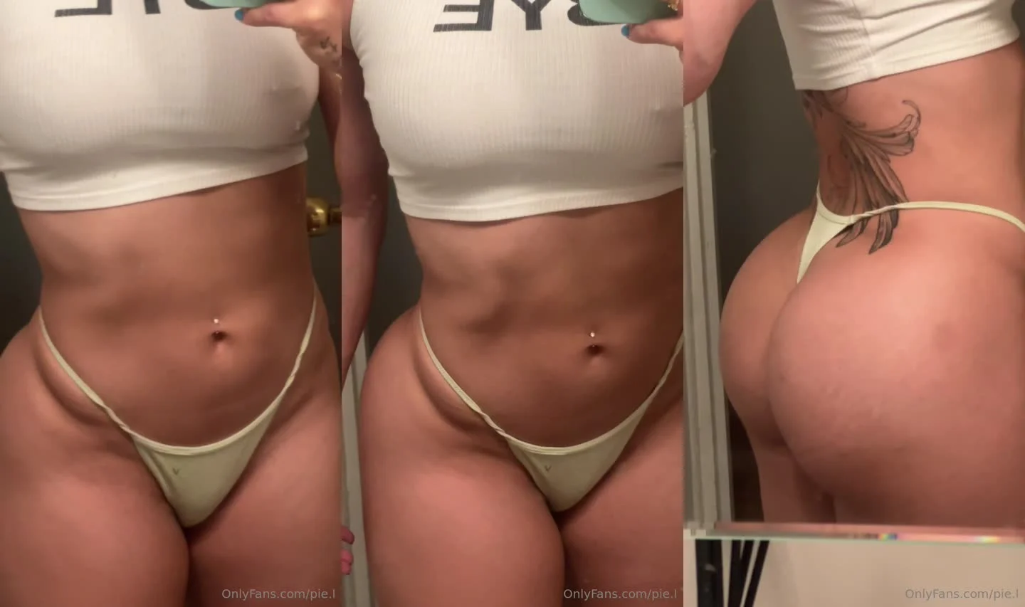 Pietra Luccas rebola com fio dental e mostra todo seu tesão