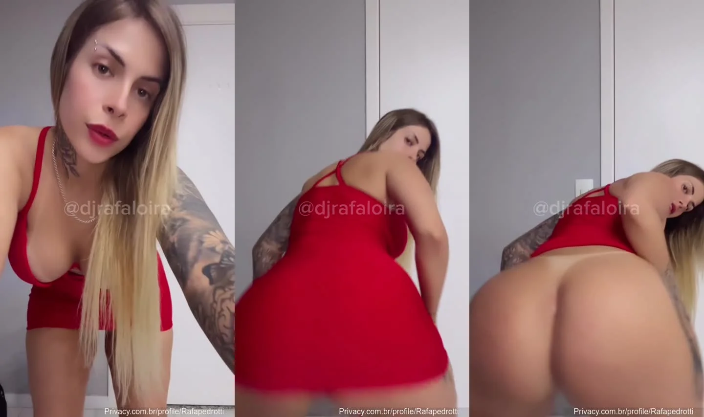 Rafaela Pedrotti exibe a buceta na dança quente do Privacy