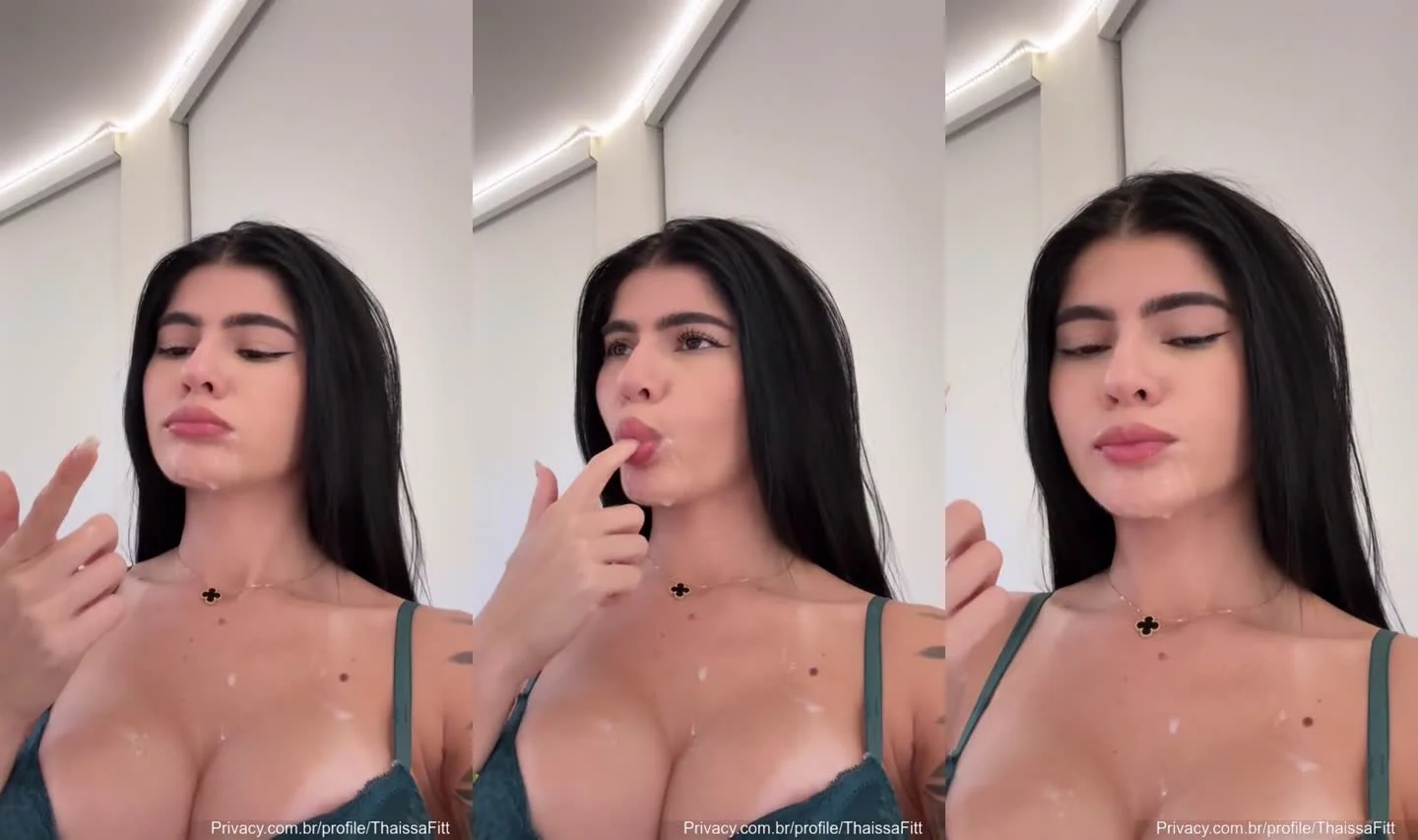 Thaissa Fit Encharcada de Porra Após uma Sessão Intensa de Mamada