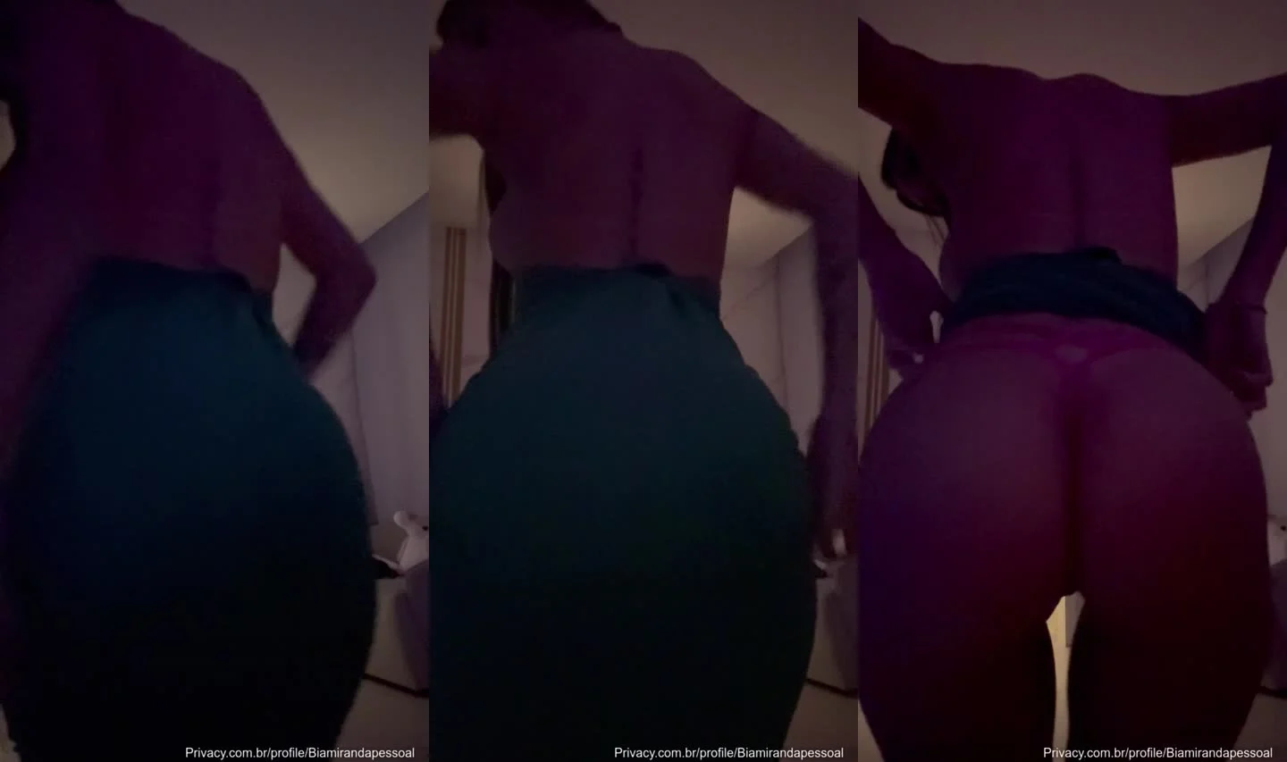 Bia Miranda exibindo o rabo ardente de graça no OnlyFans