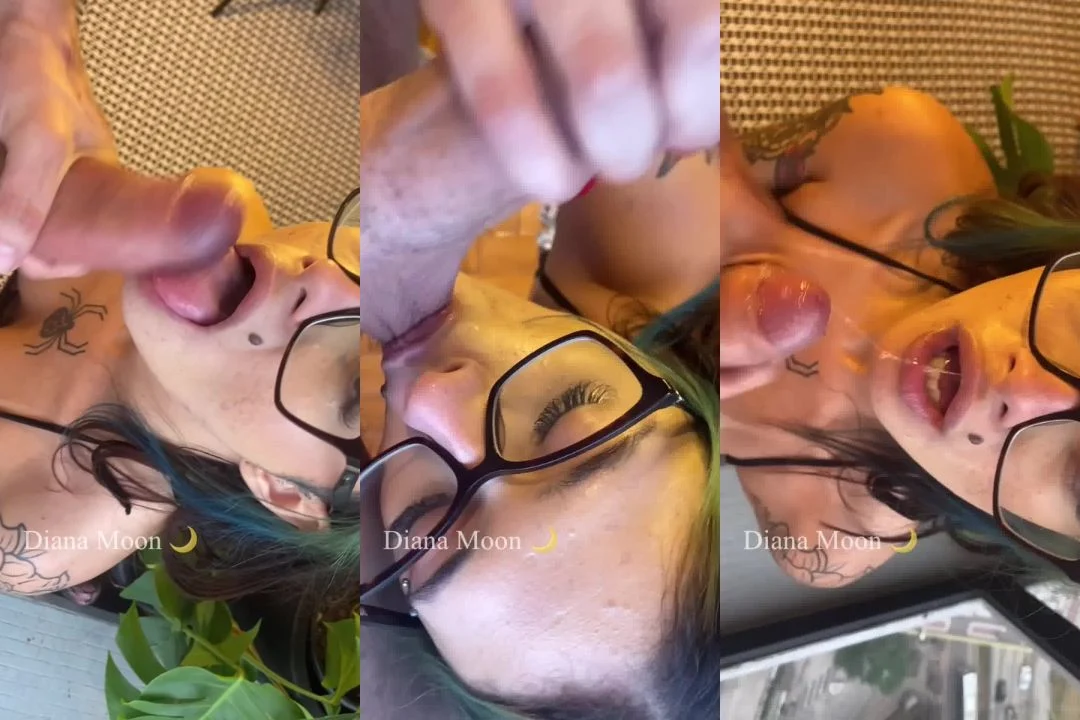 Diana Moon Chupa Rola Gigante com Toda a Habilidade