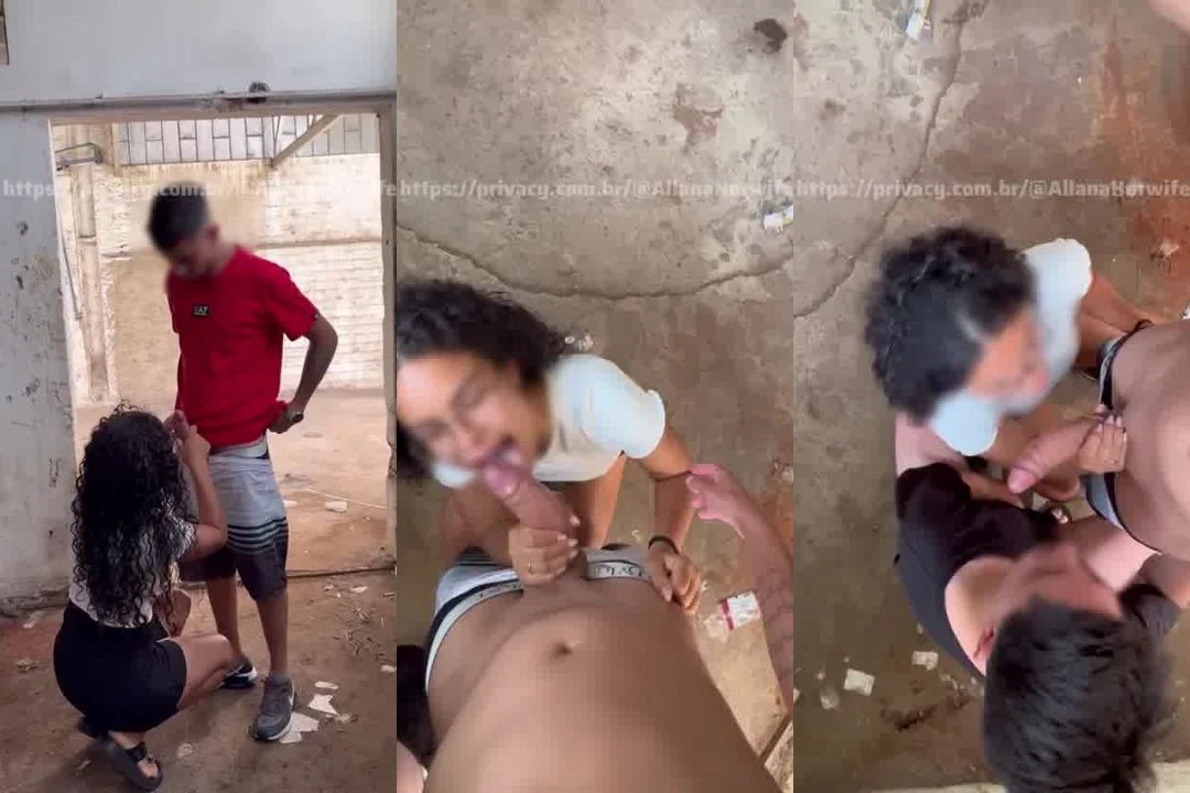 Hotwife Allana Sucando Gostoso no Meio da Obra