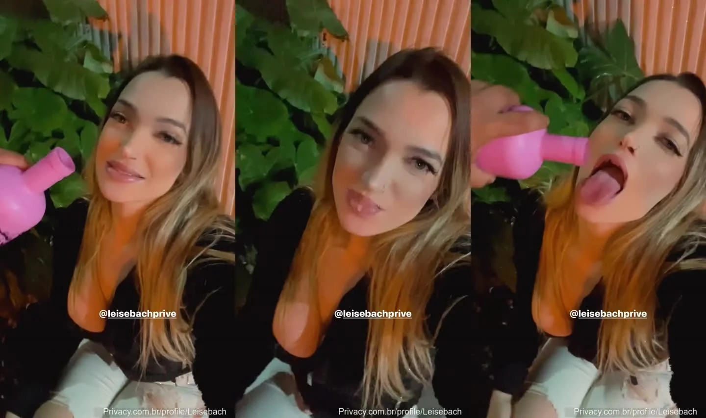 Leise Bach exibe a safadeza completa em vídeo íntimo vazado