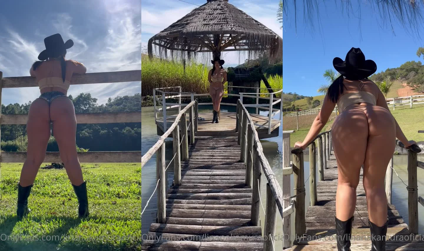 Lina Nakamura Puta Safada Mandando no Sítio Com Cuzão Arrombado