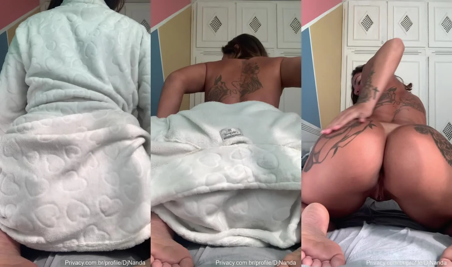 Magra de Quatro Rebolando Empinada na Cama – Dj Nanda