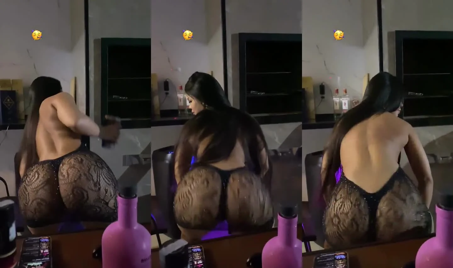 Tati Maya rebola gostosa de fio dental no vídeo picante