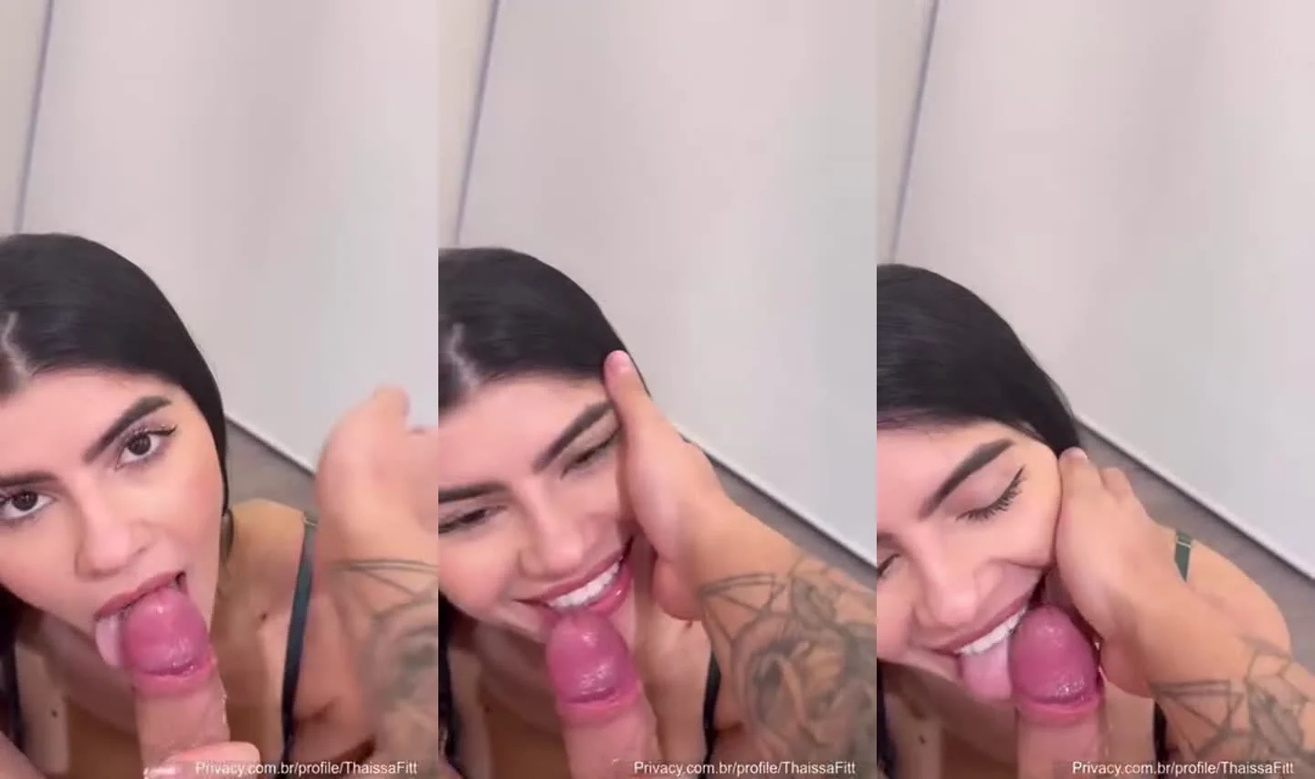 Thaissa Fit dando o cu enquanto apanha na cara e mama rola