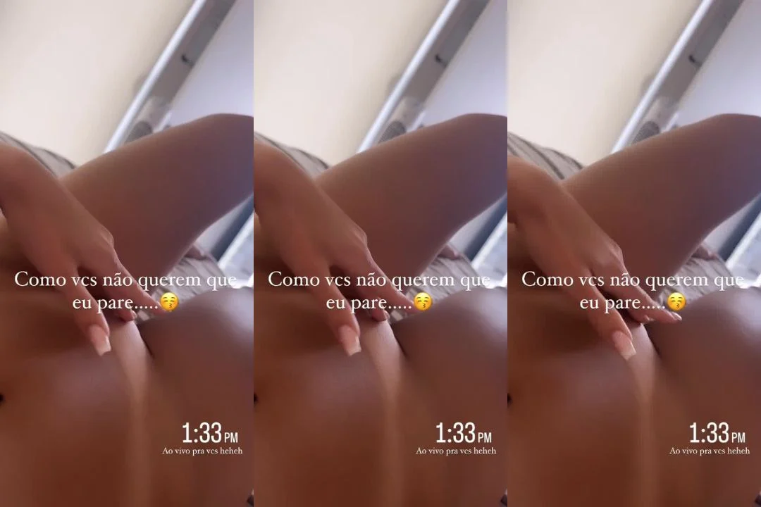 Thaissa Fit Exibindo a Buceta Pelada sem Calcinha