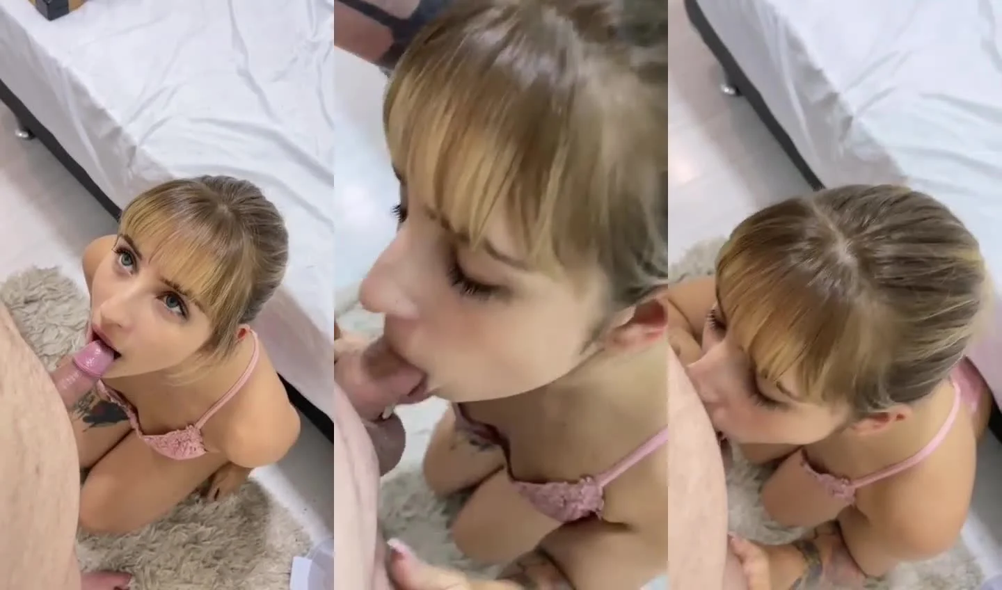 Yasmin Pariz chupando com tesão no Privacy, olhares safados